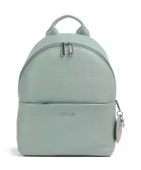 Мягкий кожаный рюкзак из зернистой телячьей кожи Mandarina Duck, синий