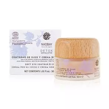 Мягкий крем для контура глаз и детоксикации 30 мл Naobay