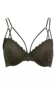 Мягкий кружевной бюстгальтер Defacto, хаки