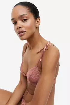 Мягкий кружевной бюстгальтер H&M