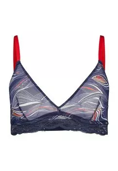 Мягкий кружевной бюстгальтер Maritimesh для женщин SKINY, цвет Cheekynavy
