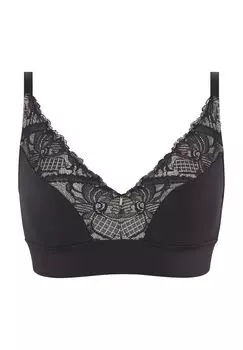 Мягкий кружевной бюстгальтер Orangerie Dream без косточек для женщин CHANTELLE, черный