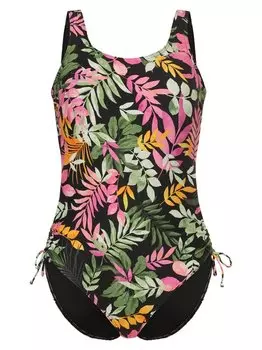 Мягкий купальник Lascana, черный