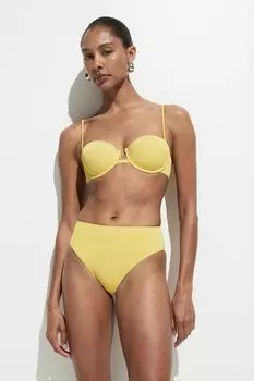 Мягкий лиф бикини балкона H&M, желтый