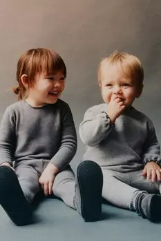 Мягкий на ощупь боди ZARA, сталь