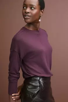 Мягкий на ощупь уютный джемпер с круглым вырезом Next, красный