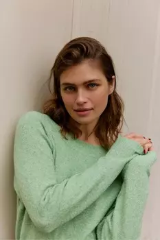 Мягкий на ощупь вязаный джемпер с круглым вырезом Vero Moda, зеленый