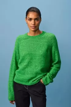 Мягкий на ощупь вязаный джемпер с круглым вырезом Next, зеленый