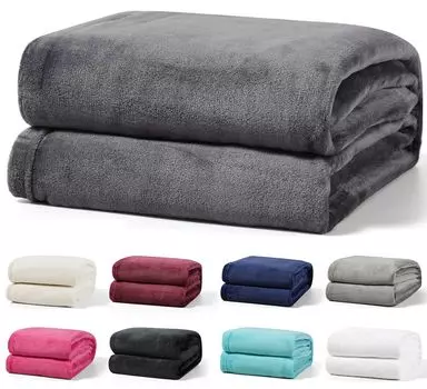 Мягкий плед 220 х 240 см розовый 1385 г одеяло флисовое одеяло диванное одеяло пушистое зимнее одеяло leonado vicenti, темно-серый