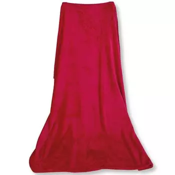 Мягкий плед Bestlivings пушистый, размеры: 130х170 см, цвет: ягодный.