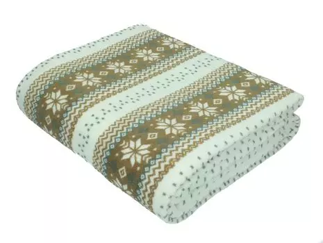 Мягкий плед Betz, покрывало, коралловый плед, НОРВЕЖСКИЙ размер 150х200 см, цвет бежевый, коричневый Betzshop