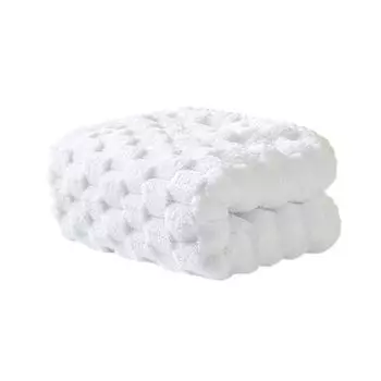 Мягкий плед "Целина" - качественный пушистый плед, 180 х 220 см - коричневый. Stuttg, белый