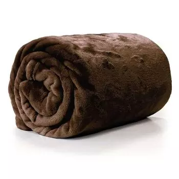 Мягкий плед, одеяло ENZO 130х180см темно-синий темно-синий LEMETEX Koopmann International b.v., коричневый