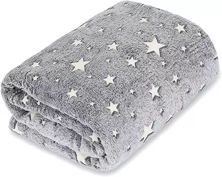 Мягкий плед пушистый из микрофибры 200 х 150 см - теплый плед на диван, плед флисовый плед или плед на диван бежевый Haus und Deko