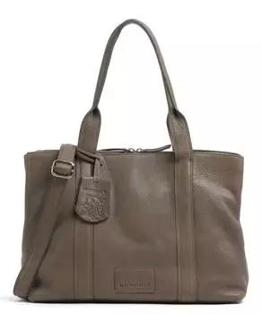 Мягкий портфель Skylar 13 дюймов из зерненой кожи Burkely, коричневый