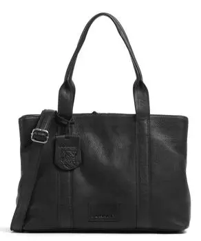 Мягкий портфель Skylar 13 дюймов из зерненой кожи Burkely, черный