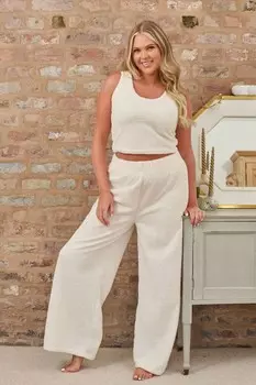 Мягкий пушистый жилет Loungeable, бежевый