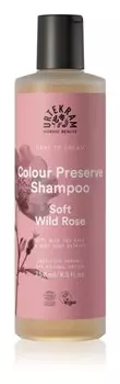 Мягкий шампунь для окрашенных волос Urtekram Soft Wild Rose