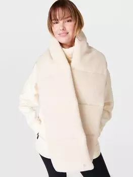 Мягкий шарф из шерпы Sweaty Betty, студия белый