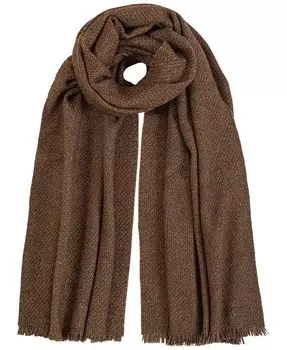Мягкий шарф корзинчатого плетения Lauren Ralph Lauren, коричневый