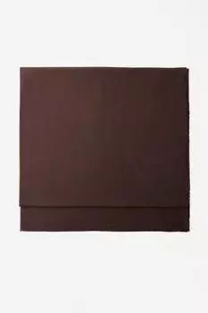 Мягкий шарф ZARA, коричневый