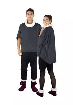 Мягкий свитер оверсайз normani, темно-серый