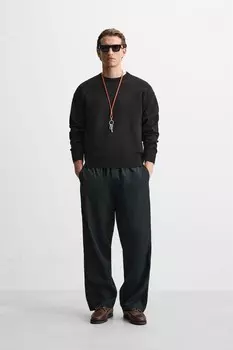 Мягкий свитер ZARA, черный