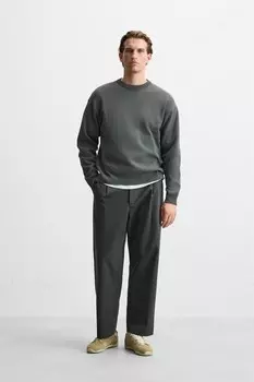 Мягкий свитер ZARA, темно-серый