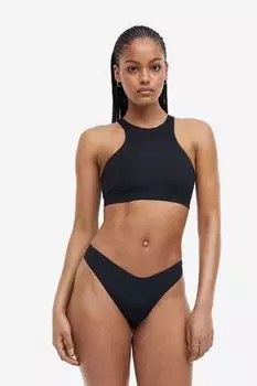 Мягкий топ бикини H&M, черный