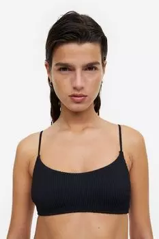 Мягкий топ бикини H&M, черный