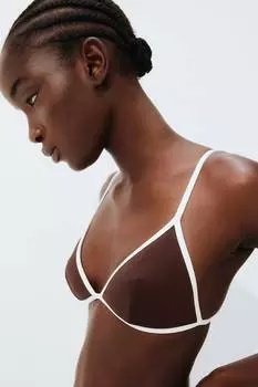Мягкий треугольный верх бикини H&M, мультиколор