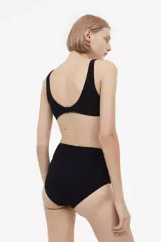 Мягкий верх купальника H&M, черный