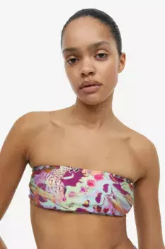 Мягкий верх купальника H&M, фиолетовый