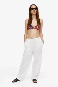Мягкий верх купальника H&M, розовый