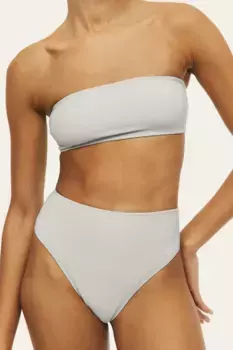 Мягкий верх купальника H&M, серебряный