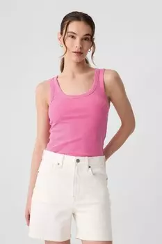 Мягкий жилет в рубчик Gap, розовый
