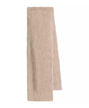 Мягкий зимний шарф вязки букле Ivy Oak, бежевый