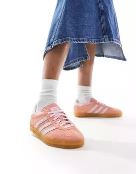 Мягко-розовые кроссовки adidas Originals Gazelle для дома