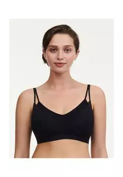 Мягкое эластичное бюстье, регулируемое, на узких бретелях, для женщин CHANTELLE, цвет 011 Schwarz