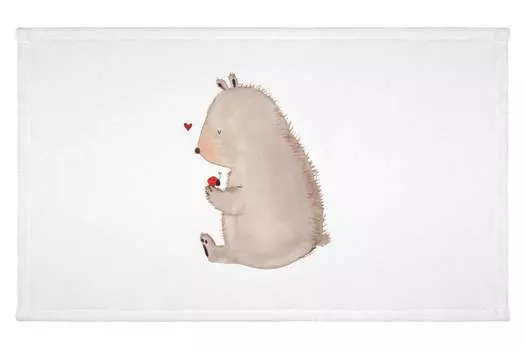 Мягкое фланелевое флисовое одеяло ABAKUHAUS Kisses, красочная женская помада, уютный плюш для использования в помещении и на открытом воздухе, 125 x 175 см, многоцветный цвет слоновой кости Mr. & Mrs. Panda, белый