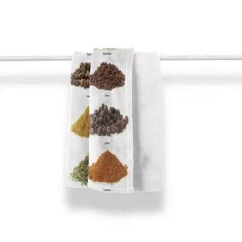Мягкое фланелевое флисовое одеяло ABAKUHAUS Spice, порошок, ингредиенты и названия, уютный плюш для использования в помещении и на улице, 125 x 175 см, разноцветный