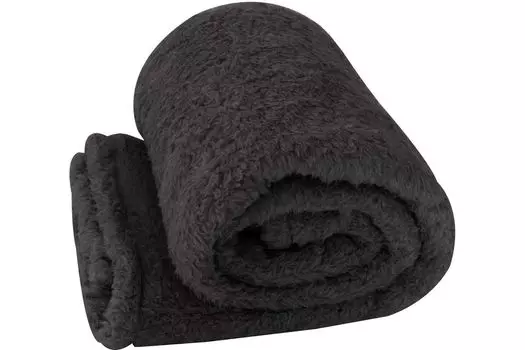 Мягкое флисовое одеяло Zoeppritz 103291, антрацит 110 x 150 см Sonstige, серый