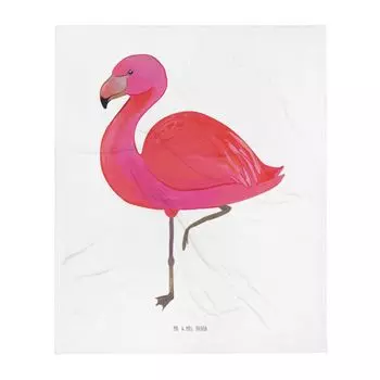 Мягкое одеяло Mr. & Mrs. Panda Flamingo classic - белое - подарок, шерстяное одеяло, плед, братья и сестры, диванное одеяло, великолепное, для меня, любовь к себе, покрывало, белый