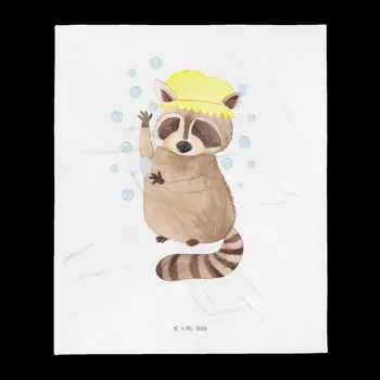Мягкое одеяло Mr. & Mrs. Panda Raccoon - Белый - Подарок, План, Хорошее Настроение, Счастье, Мечты, Покрывало, Животные мотивы, Шерстяное Одеяло, Животные, Смешные Высказывания, Одеяло Для Дивана