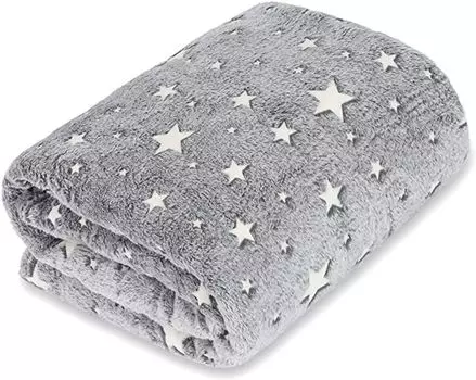 Мягкое одеяло/покрывало/флисовое одеяло – очень мягкое и теплое – 130x170 см – бежевый – вес около 440 г, высококачественное – одеяло/одеяло для пикника/одеяло для дивана – популярно в ресторанах и отелях. Textilhof Witte, серый