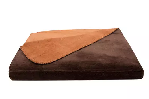 Мягкое одеяло Zollner, коричневый