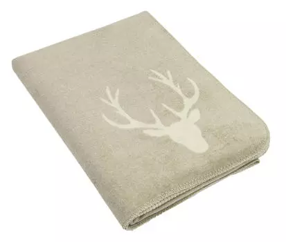 Мягкое одеяло Zollner, коричневый