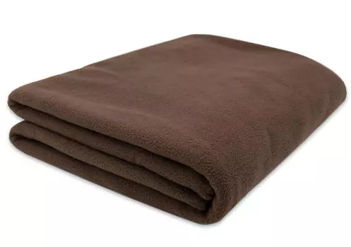 Мягкое одеяло Zollner, коричневый