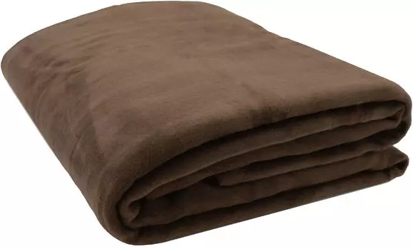 Мягкое одеяло Zollner, коричневый