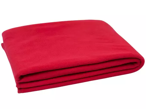 Мягкое одеяло Zollner, красный